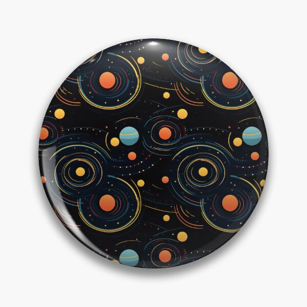 Item preview, Galactic Glam: Planetary Rings Pattern designed and sold by Digi-Artsy.