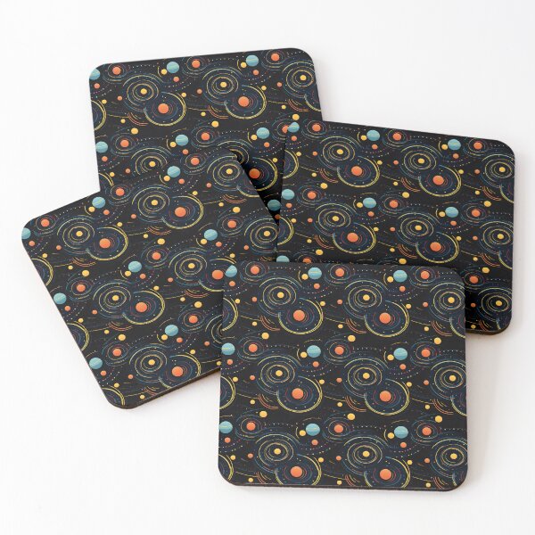 Item preview, Galactic Glam: Planetary Rings Pattern designed and sold by Digi-Artsy.
