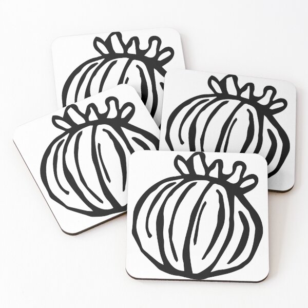 Item preview, Abstract Poppy Seedpod Modern Minimal Seeds Botanical Garden Plant Black White Lines designed and sold by dashaporoshina.