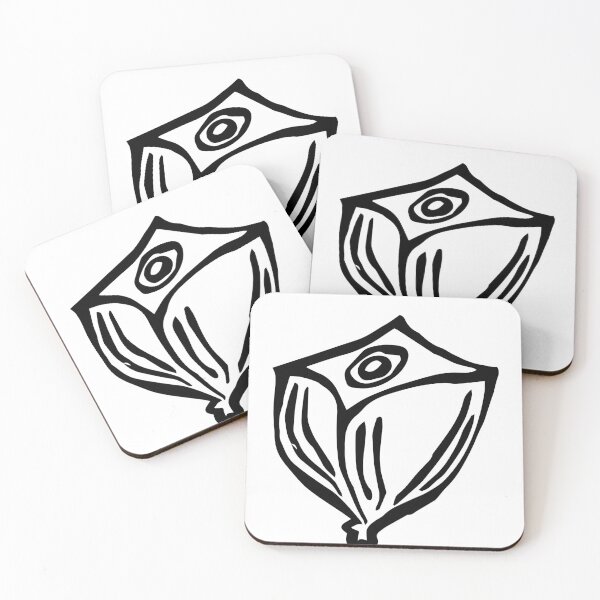 Item preview, Abstract Seedpod Botanical Garden Plant Black White Lines designed and sold by dashaporoshina.