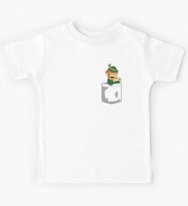 The Simpsons - Pocket Leprechaun - Green Kids Tee