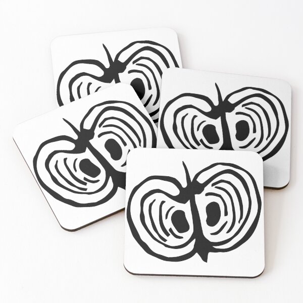 Item preview, Botanical Seedpod Garden Plant Black White Hand Drawn Seed Minimal Modern designed and sold by dashaporoshina.