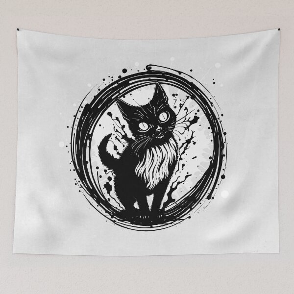 Item preview, Dark Ink Cats  designed and sold by tabemisa.