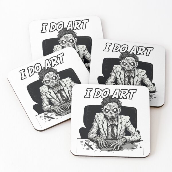 Item preview, Zombie Artist I DO ART  designed and sold by Anbe_design.