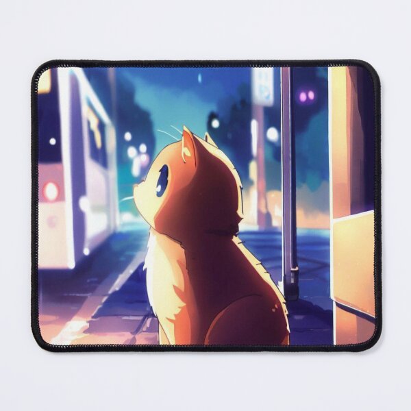 Item preview, Cat waiting at the bus stop designed and sold by MELPDesign.