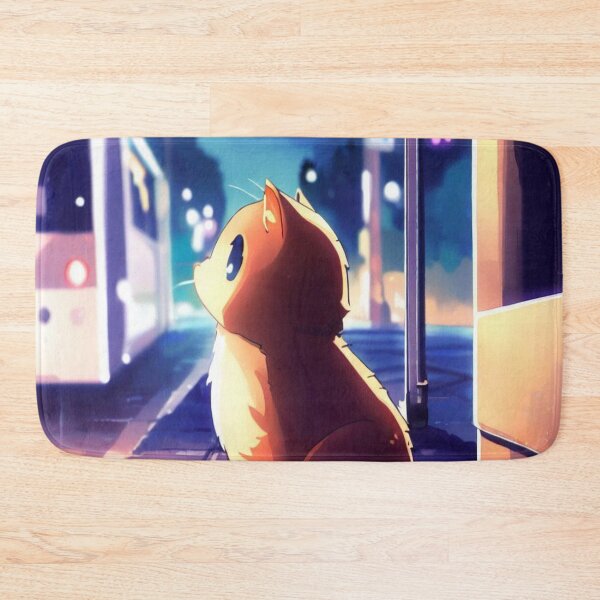 Item preview, Cat waiting at the bus stop designed and sold by MELPDesign.