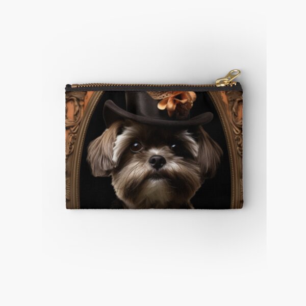 Item preview, Shih-tzu in autumn Victorian clothing designed and sold by ZenEverAI.