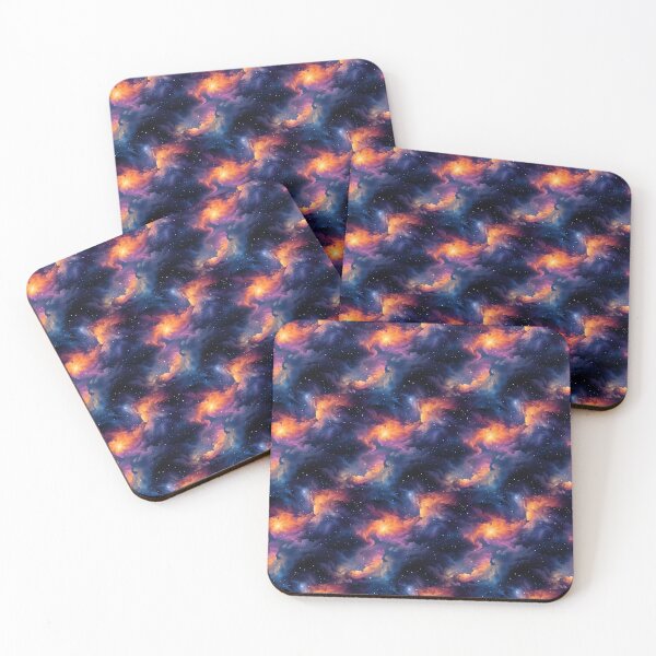 Item preview, Galactic Glam: Glowing Space Clouds Pattern designed and sold by Digi-Artsy.