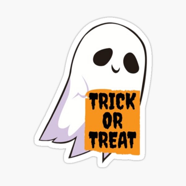 Trick Or Treat Halloween Sticker for iOS & Android