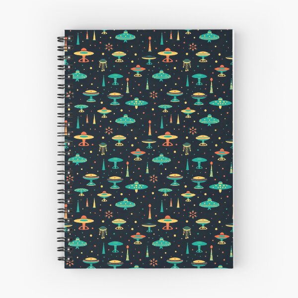 Item preview, Galactic Glam: Cute UFO Pattern designed and sold by Digi-Artsy.