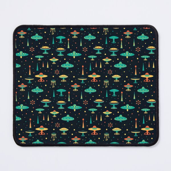 Item preview, Galactic Glam: Cute UFO Pattern designed and sold by Digi-Artsy.