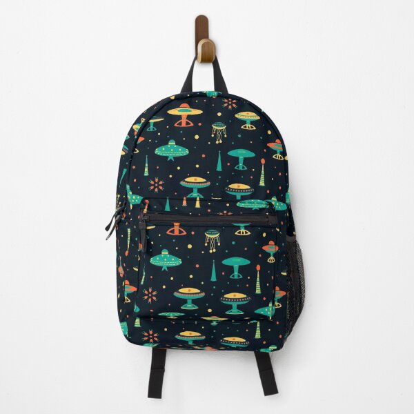 Item preview, Galactic Glam: Cute UFO Pattern designed and sold by Digi-Artsy.