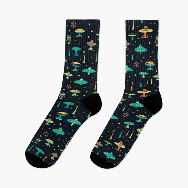 Item preview, Galactic Glam: Cute UFO Pattern designed and sold by Digi-Artsy.