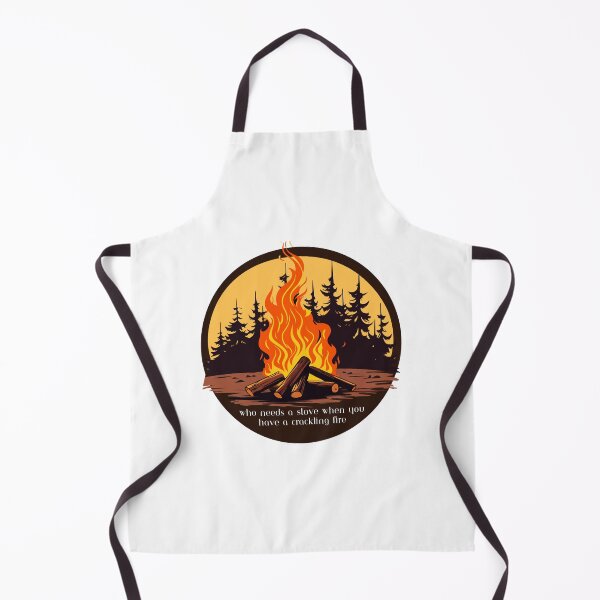 Item preview, Crackling Campfire Quote designed and sold by LittleCabinLife.