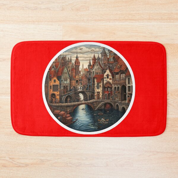 Item preview, Small city on the water designed and sold by abmkf.