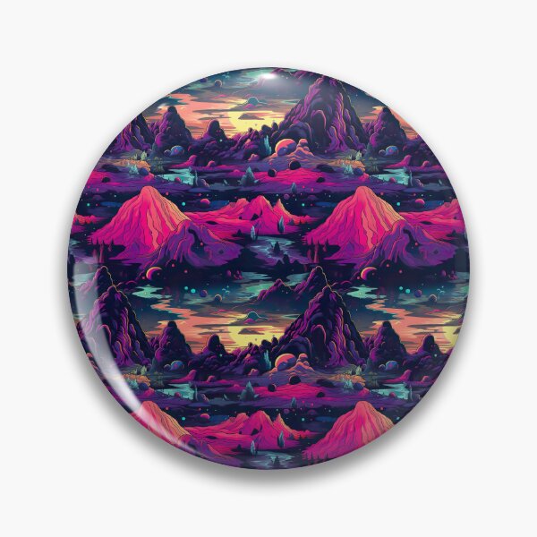 Item preview, Galactic Glam: Alien Landscape Pattern designed and sold by Digi-Artsy.