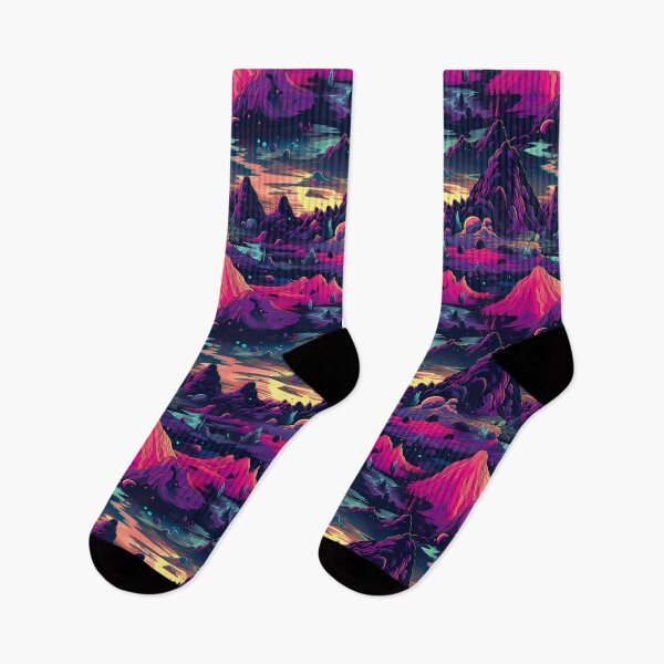Item preview, Galactic Glam: Alien Landscape Pattern designed and sold by Digi-Artsy.
