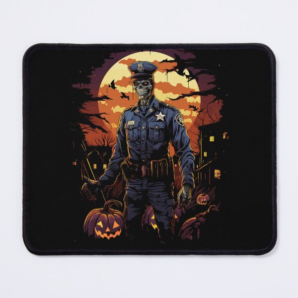 Item preview, Creepy Zombie Cop Undead Police Halloween Officer designed and sold by NoLimit-Merica.