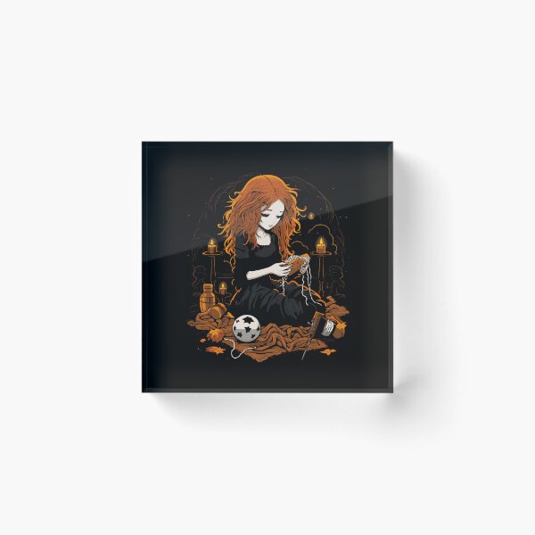 Item preview, Spooky Crafting Girl Scary Craft Queen Halloween designed and sold by NoLimit-Merica.