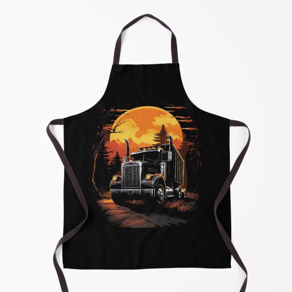 Item preview, Creepy Semi-Truck Lover Halloween Artwork Trucking designed and sold by NoLimit-Merica.
