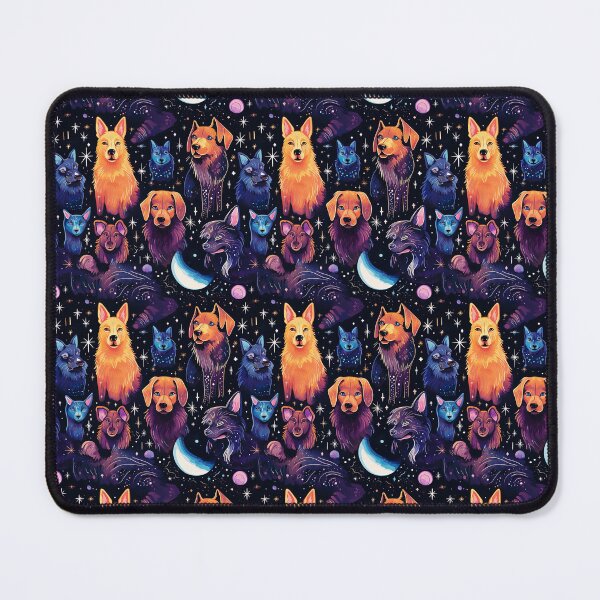 Item preview, Galactic Glam: Cosmic Dogs Pattern designed and sold by Digi-Artsy.