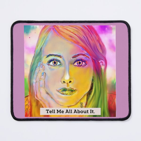 Item preview, Tell Me All About It Abstract Line Art designed and sold by gleefulme.