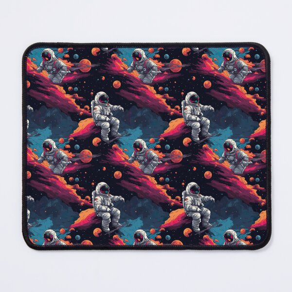 Item preview, Galactic Glam: Astronaut Neon Space Gas Pattern designed and sold by Digi-Artsy.