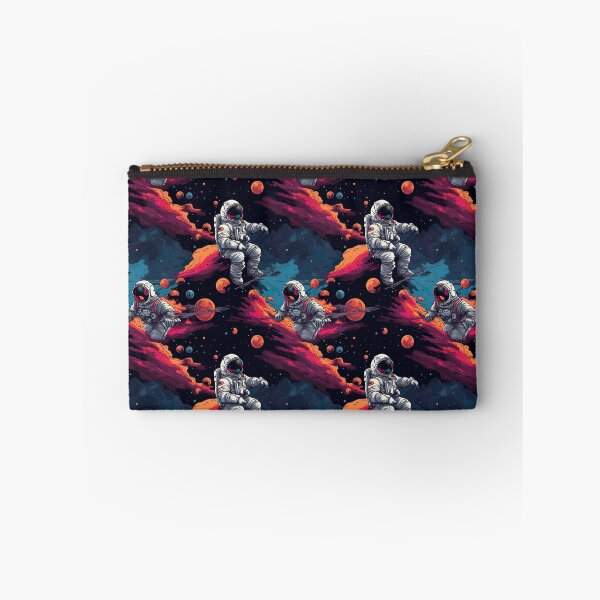 Item preview, Galactic Glam: Astronaut Neon Space Gas Pattern designed and sold by Digi-Artsy.