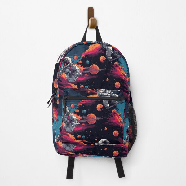 Item preview, Galactic Glam: Astronaut Neon Space Gas Pattern designed and sold by Digi-Artsy.