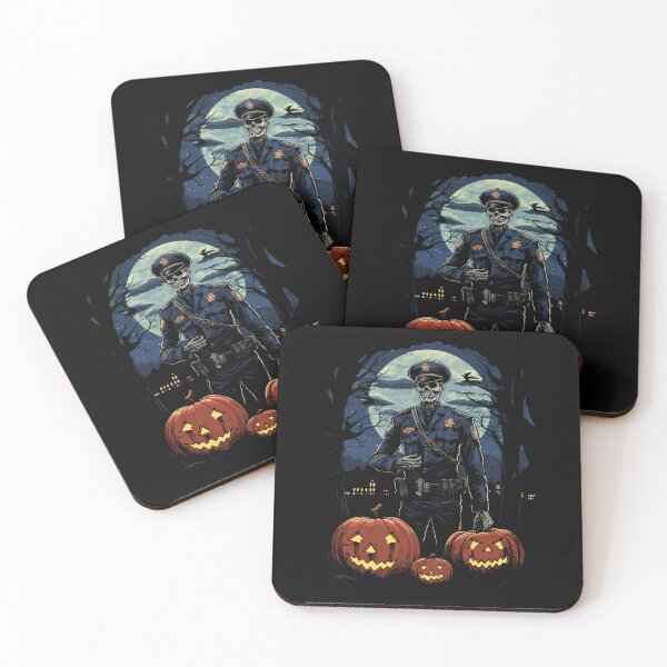 Item preview, Creepy Zombie Cop Undead Police Halloween Officer designed and sold by NoLimit-Merica.