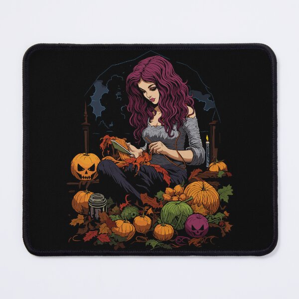 Item preview, Spooky Crafting Girl Scary Craft Queen Halloween designed and sold by NoLimit-Merica.