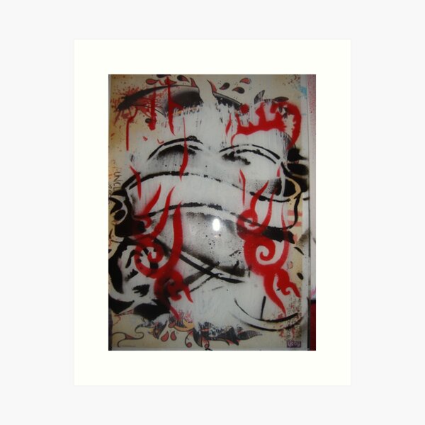 Tattoo collage 1 Art Print