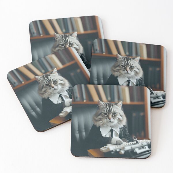 Item preview, office cat designed and sold by MELPDesign.