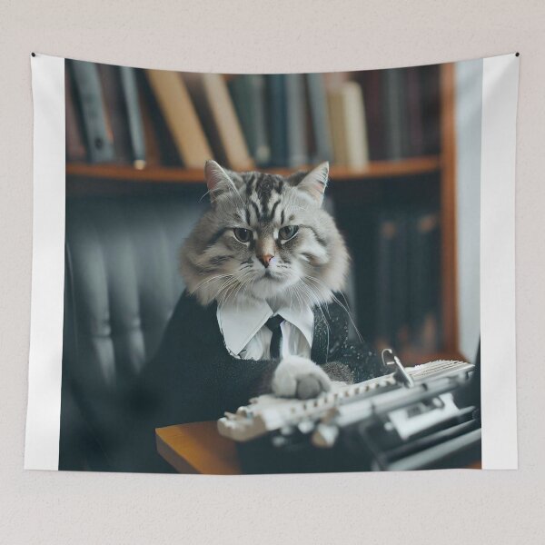 Item preview, office cat designed and sold by MELPDesign.