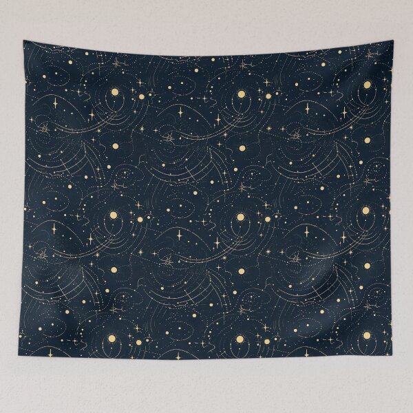 Item preview, Galactic Glam: Star Charts Pattern designed and sold by Digi-Artsy.