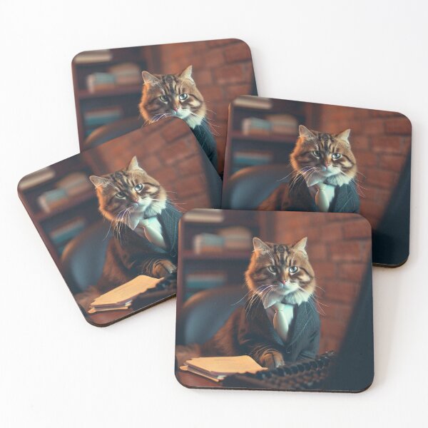 Item preview, office cat designed and sold by MELPDesign.