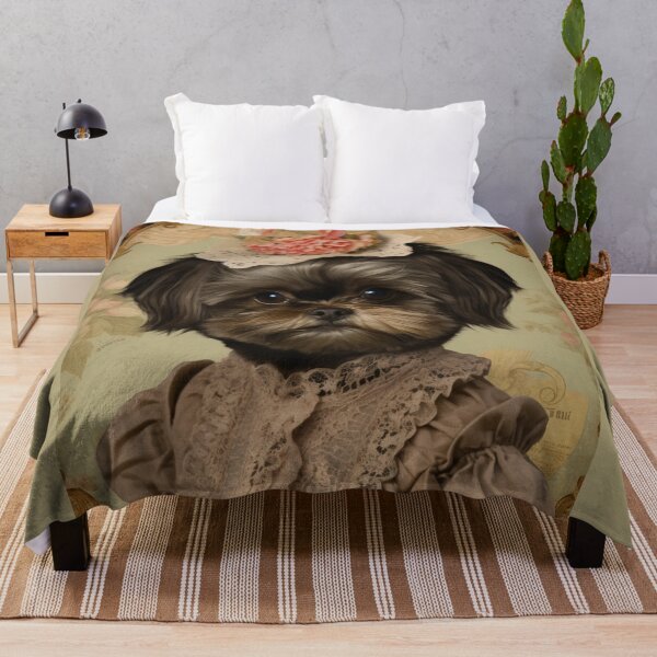 Item preview, Madame Shih-Tzu In Victorian Clothing designed and sold by ZenEverAI.