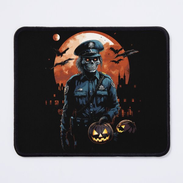 Item preview, Creepy Zombie Cop Undead Police Halloween Officer designed and sold by NoLimit-Merica.