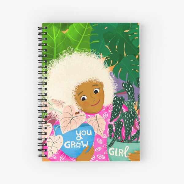 You grow girl Spiral Notebook
