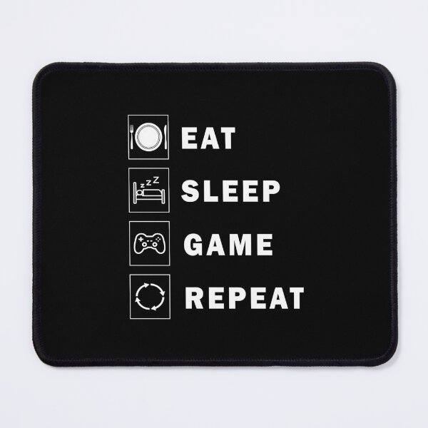 Item preview, Eat, Sleep, Game, Repeat. designed and sold by TeeMaster21.