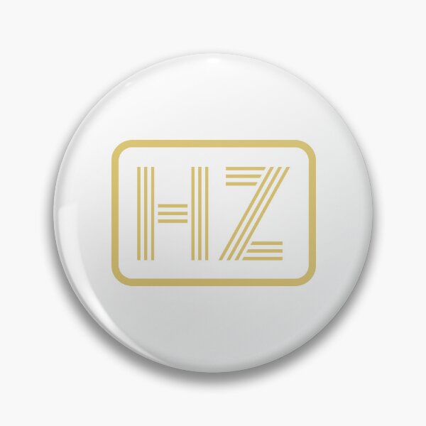 Artikelvorschau, HZ-Initialen goldene geometrische Buchstaben entworfen und verkauft von Jeallan Designs.