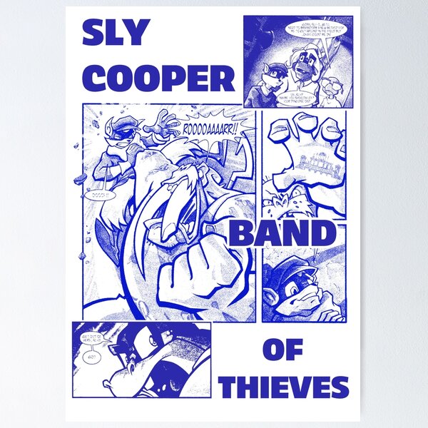 Sly Cooper Band of Thieves (custom PS2 cover version) Poster for Sale by  AlyssaFoxah