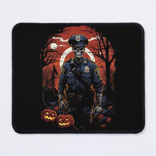 Item preview, Creepy Zombie Cop Undead Police Halloween Officer designed and sold by NoLimit-Merica.