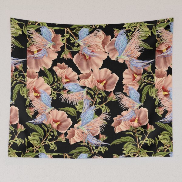 Item preview, Birds In Floral Garden  designed and sold by Asmaa Abdul-Azim.