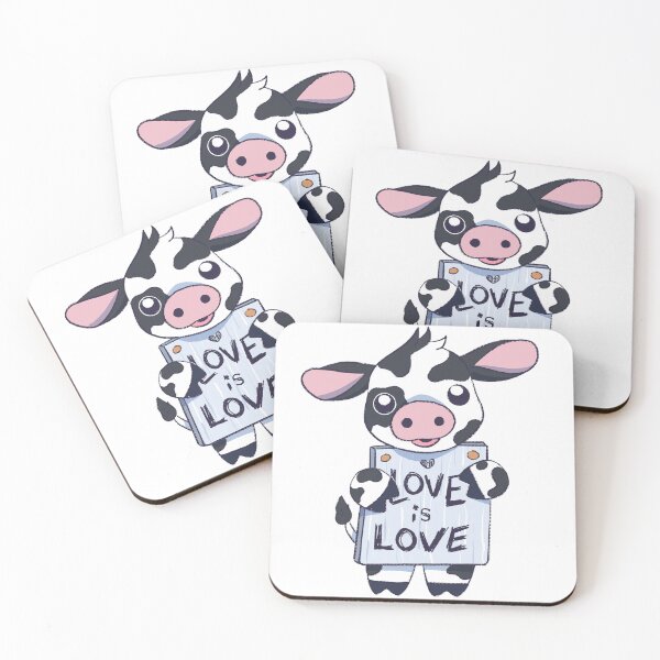 Item preview, Love is Love cow designed and sold by SharpieSam.