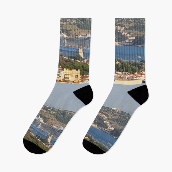 Item preview, cruise in Lisbon. Tagus river. balcony view  designed and sold by Tereza Pilar  Art.
