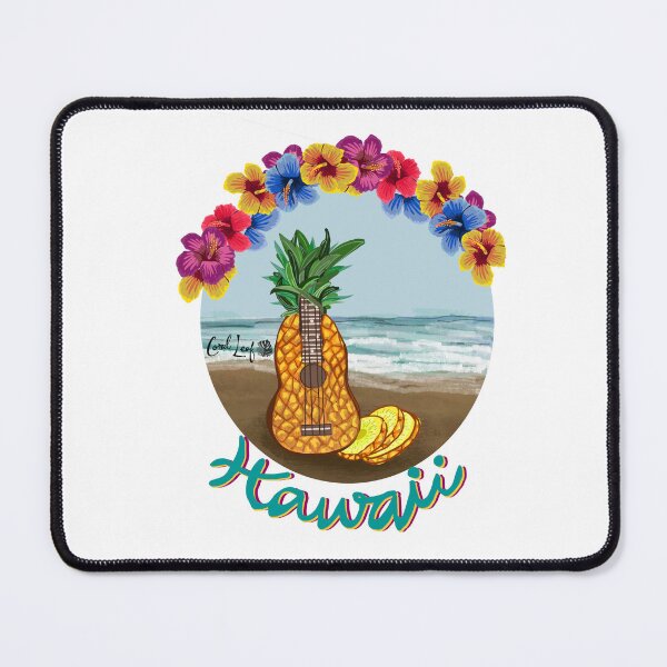 Item preview, Hawaiian Pineapple Ukulele designed and sold by Coralleafdesign.