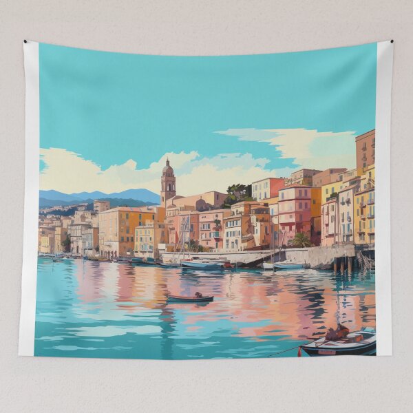 Artikelvorschau, Ein Pop-Art-Reisedruck von Neapel – Italien entworfen und verkauft von StudioRedKoala.