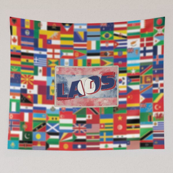 Item preview, Laos Vintage style retro souvenir designed and sold by DeveloperProp0.