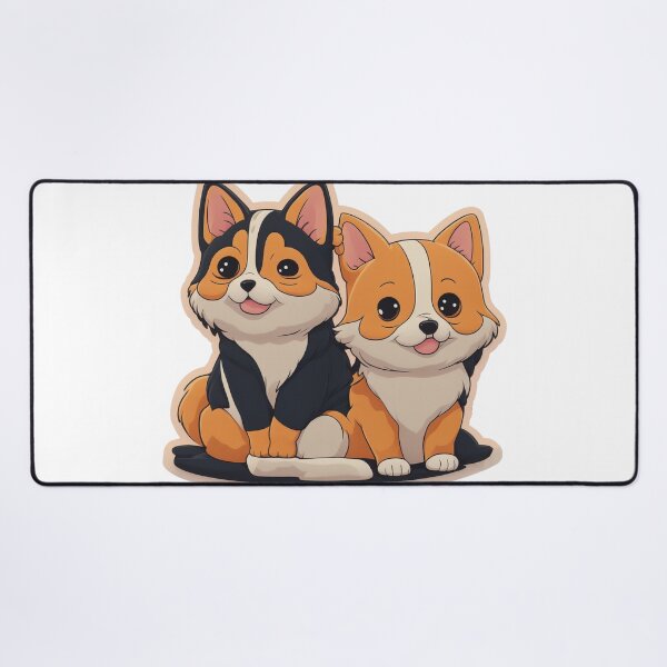 Item preview, Doubly Adorable Two Playful Puppies designed and sold by NidADesign.